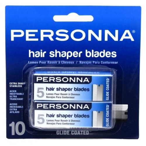 PERSONNA  Hair Shaper Blades, 10 Ea, 10count